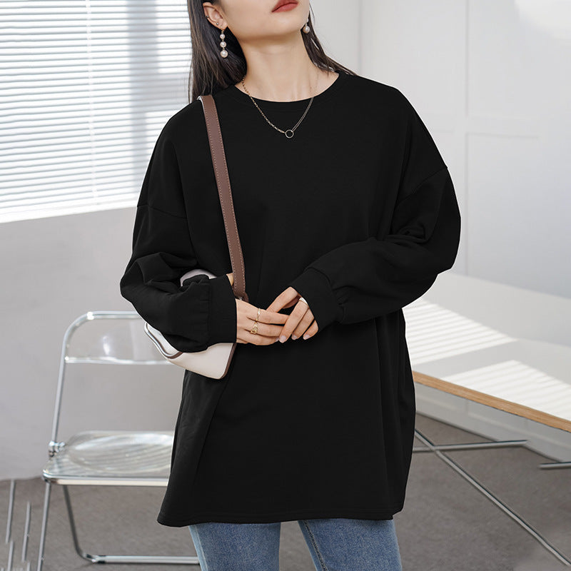 Women's Mid-length Sweater - Perfect for Layering