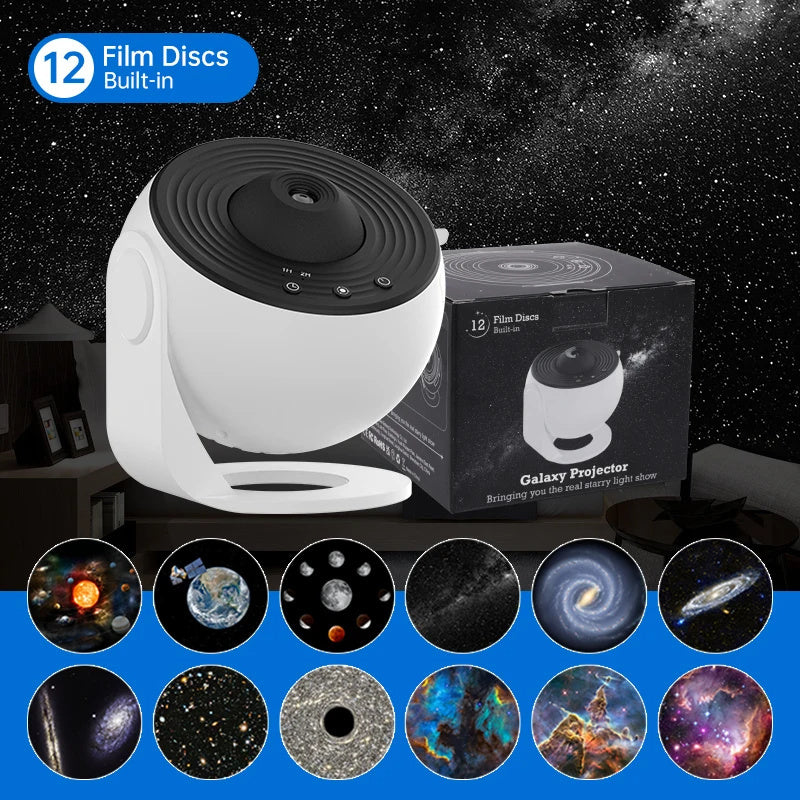 Galaxy Projector Night Light - Starry Sky Effect for Kids' Bedrooms