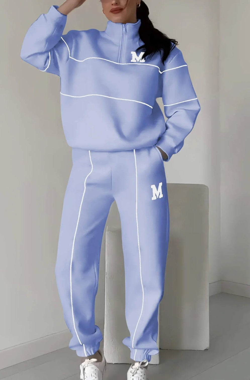 Women's 2 Piece Lounge Set - Comfortable & Stylish Sweatsuit