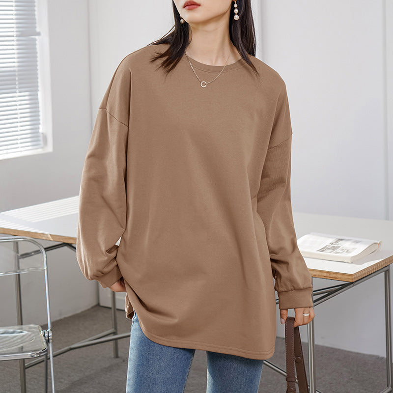 Women's Mid-length Sweater - Perfect for Layering
