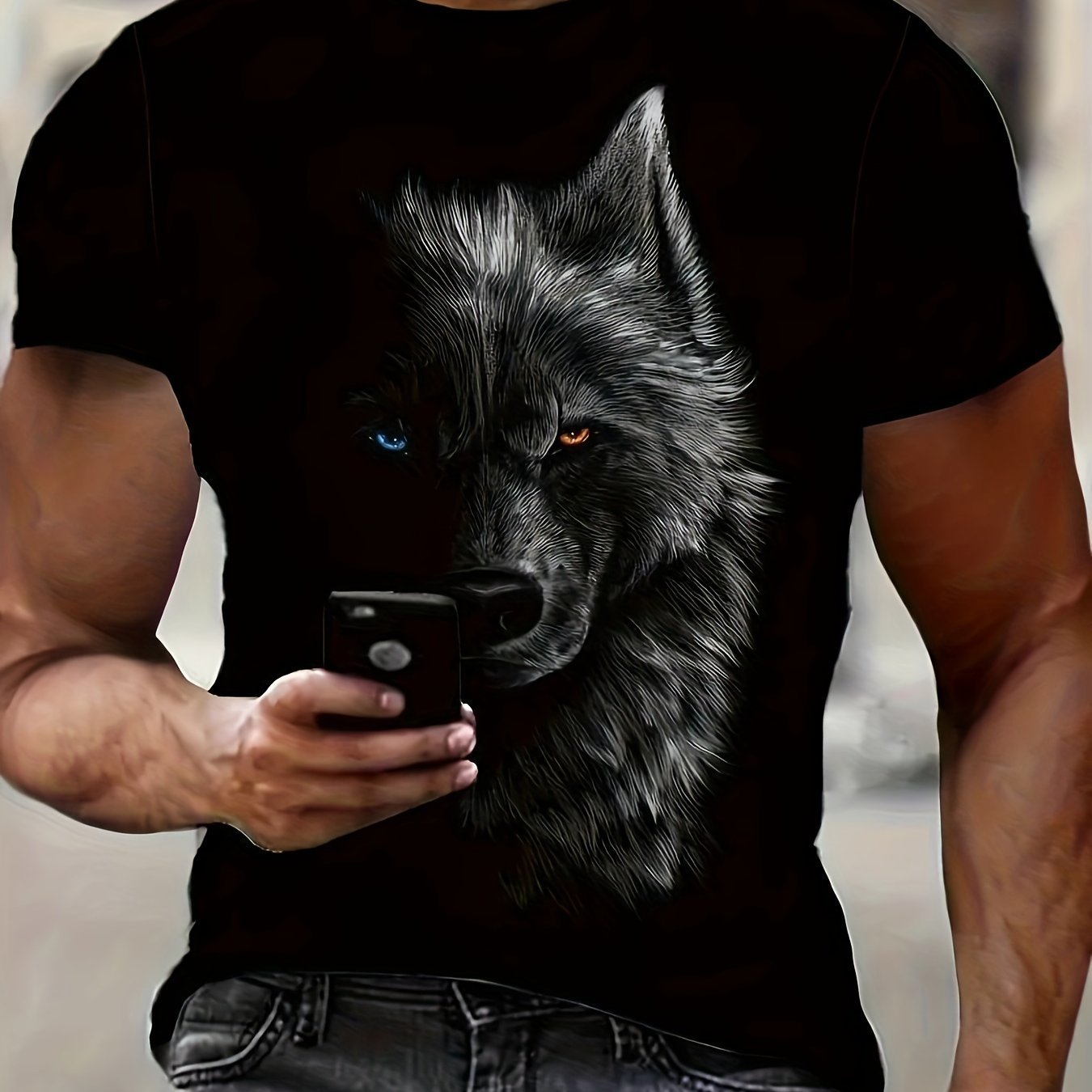 Round Neck T-Shirt | 3D Digital T-Shirt | iukstore